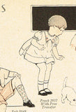 Pictorial Review 2937: 1920s Sweet Baby Girls Dress Sz 1 Vintage Sewing Pattern