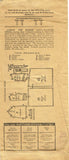 1920s Vintage Pictorial Review Sewing Pattern 3458 Misses Flapper Dress Size 34B - Vintage4me2