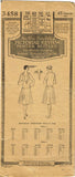1920s Vintage Pictorial Review Sewing Pattern 3458 Misses Flapper Dress Size 34B - Vintage4me2