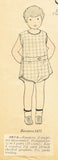Pictorial Review 3873: 1920s Toddlers Sunsuit Romper Sz 4 Vintage Sewing Pattern - Vintage4me2