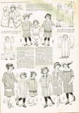 Pictorial Review 5301: 1910s Toddler Boys Night Drawers Sz 1 Vintage Sewing Pattern