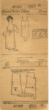 Pictorial Review 8130: 1910s Misses Chemise Lingerie 36 B Vintage Sewing Pattern