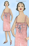 Pictorial Review 8130: 1910s Misses Chemise Lingerie 36 B Vintage Sewing Pattern