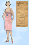 Pictorial Review 8130: 1910s Misses Chemise Lingerie 36 B Vintage Sewing Pattern