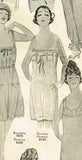 Pictorial Review 8130: 1910s Misses Chemise Lingerie 36 B Vintage Sewing Pattern