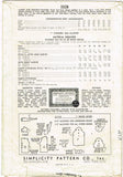 Simplicity 3328: 1940s Misses WWII Blouse Size 34 Bust Vintage Sewing Pattern