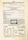 1940s Vintage Simplicity Sewing Pattern 3678 Iconic WWII Misses Dress Size 32 B
