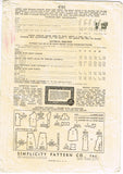 Simplicity 4161: 1940s Misses WWII Jerkin Skirt & Blouse 32B Vintage Sewing Pattern