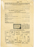 Simplicity 4161: 1940s Misses WWII Jerkin Skirt & Blouse 34B Vintage Sewing Pattern