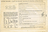 Simplicity 1455: 1940s Cute WWII Todder Girls Dress Sz6 Vintage Sewing Pattern