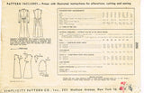 1940s Original Vintage Simplicity Pattern 2000 Misses Nightgown Size 34 Bust