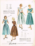 Simplicity 2840: 1940s Lovely Misses Easy Dress Size 30 B Vintage Sewing Pattern