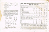 Simplicity 4006: 1950s Stunning Misses Empire Dress 34 B Vintage Sewing Pattern