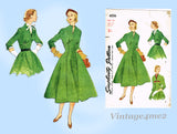 Simplicity 4006: 1950s Stunning Misses Empire Dress 34 B Vintage Sewing Pattern