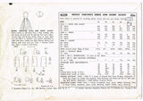 Simplicity 4329: 1950s Misses Sun Dress & Topper Sz 32 B Vintage Sewing Pattern