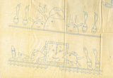 1940s Vintage Simplicity Embroidery Transfer 7150 Uncut Anthro Dish Tea Towels