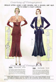 Simplicity 1001: 1930s Plus Size Dress & Jacket 42 Bust Vintage Sewing Pattern - Vintage4me2