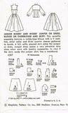 1950s Vintage Simplicity Sewing Pattern 1037 Misses' Dress or Jumper Size 16 FF