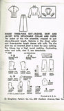 1950s Vintage Misses' 3 pc Suit Uncut Simplicity Sewing Pattern 1041 Size 12