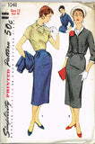 1950s Vintage Misses' 3 pc Suit Uncut Simplicity Sewing Pattern 1041 Size 12