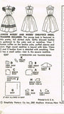 1950s Vintage Simplicity Sewing Pattern 1047 Misses' Smocked Dress Size 12 Uncut