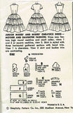 1950s Vintage Misses Sun Dress Uncut 1955 Simplicity Sewing Pattern 1082 Size 16