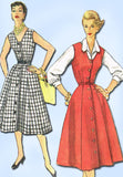 1950s Vintage Simplicity Sewing Pattern 1094 Misses Jumper or Dress Sz 16 Uncut!