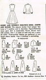 1950s Vintage Simplicity Sewing Pattern 1094 Misses Jumper or Dress Sz 16 Uncut!