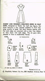 1950s Vintage Simplicity Sewing Pattern 1096 Misses Dress Size 16 1/2 Uncut!