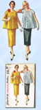 1950s Vintage Simplicity Sewing Pattern 1099 Uncut Misses Maternity Suit Size 16