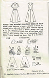 1950s Vintage Simplicity Sewing Pattern 1139 Uncut Misses' Day Dress Size 18.5