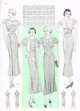 1930s Vintage Simplicity Sewing Pattern 1178 Ladies Street Dress & Jacket Sz 38B