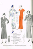 Simplicity 1211: 1930s Stunning Womens Dress Size 38 Bust Vintage Sewing Pattern