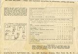 1940s Vintage Simplicity Sewing Pattern 1211 Easy Uncut Toddler Girls Dress Size 6