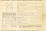 Simplicity 1374: 1940s WWII Misses Shirtwaist Dress Sz 34 B Vintage Sewing Pattern