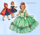 1950s Vintage Simplicity Sewing Pattern 1405 21 1/2 Inch Toni Walker Doll Clothes