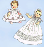 1950s Vintage Simplicity Sewing Pattern 1406 11.5 Inch Tiny Tears Doll Clothes - Vintage4me2