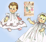 1950s Vintage Simplicity Sewing Pattern 1406 20 Inch Tiny Tears Doll Clothes