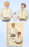 1930s Vintage Simplicity Sewing Pattern 1509 Rare Toddler Boys Casual Shirt Size 6