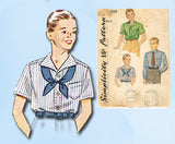 1930s Vintage Simplicity Sewing Pattern 1509 Little Boys Casual Shirt Set Size 6