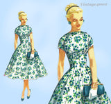 1950s Vintage Simplicity Sewing Pattern 1510 Stunning Misses Cocktail Dress Sz 30 B