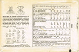 1950s VTG Simplicity Sewing Pattern 1745 Toddler Girls Dress Matching Doll Sz 6