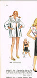1940s Vintage Simplicity Sewing Pattern 1982 Darlin Misses Bathing Suit Cover Up 32B - Vintage4me2