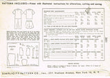 1940s Vintage Simplicity Sewing Pattern 2051 Men's Two Piece Pajamas Size Medium