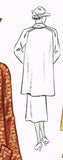 Simplicity 2214: 1930s Misses Suit w Swagger Coat Sz 30 B Vintage Sewing Pattern - Vintage4me2
