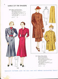 Simplicity 2214: 1930s Misses Suit w Swagger Coat Sz 30 B Vintage Sewing Pattern - Vintage4me2