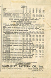 Simplicity 2214: 1930s Misses Suit w Swagger Coat Sz 30 B Vintage Sewing Pattern - Vintage4me2