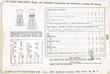 Simplicity 2238: 1940s Misses Peplum Sweetheart Gown 32 B Vintage Sewing Pattern