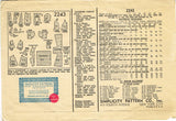 Simplicity 2243: 1930s Rare 24in Film Star Doll Clothes Vintage Sewing Pattern
