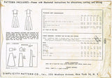 Simplicity 2253: 1940s Simple Misses Slip Size 35 Bust Vintage Sewing Pattern
